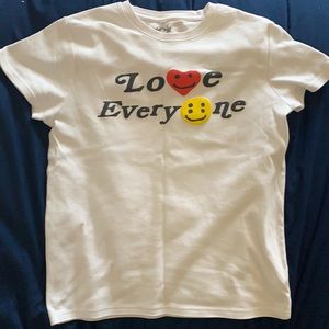 BLUBYRD Love everyone t shirt size M